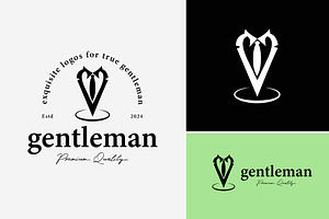 Simple Logotype Of Businessman Logo