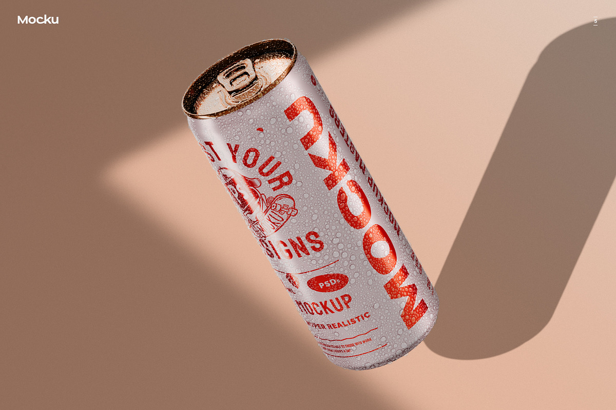 Can Bundle - 25cl (8.4oz), a Cups & Container Mockup by Mocku (Photo 6 of 13)