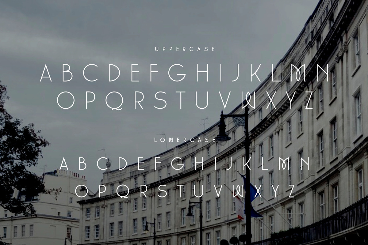 Mayfair - Art Deco Font, a Sans Serif Font by Aurora Graphics (Photo 2 of 5)