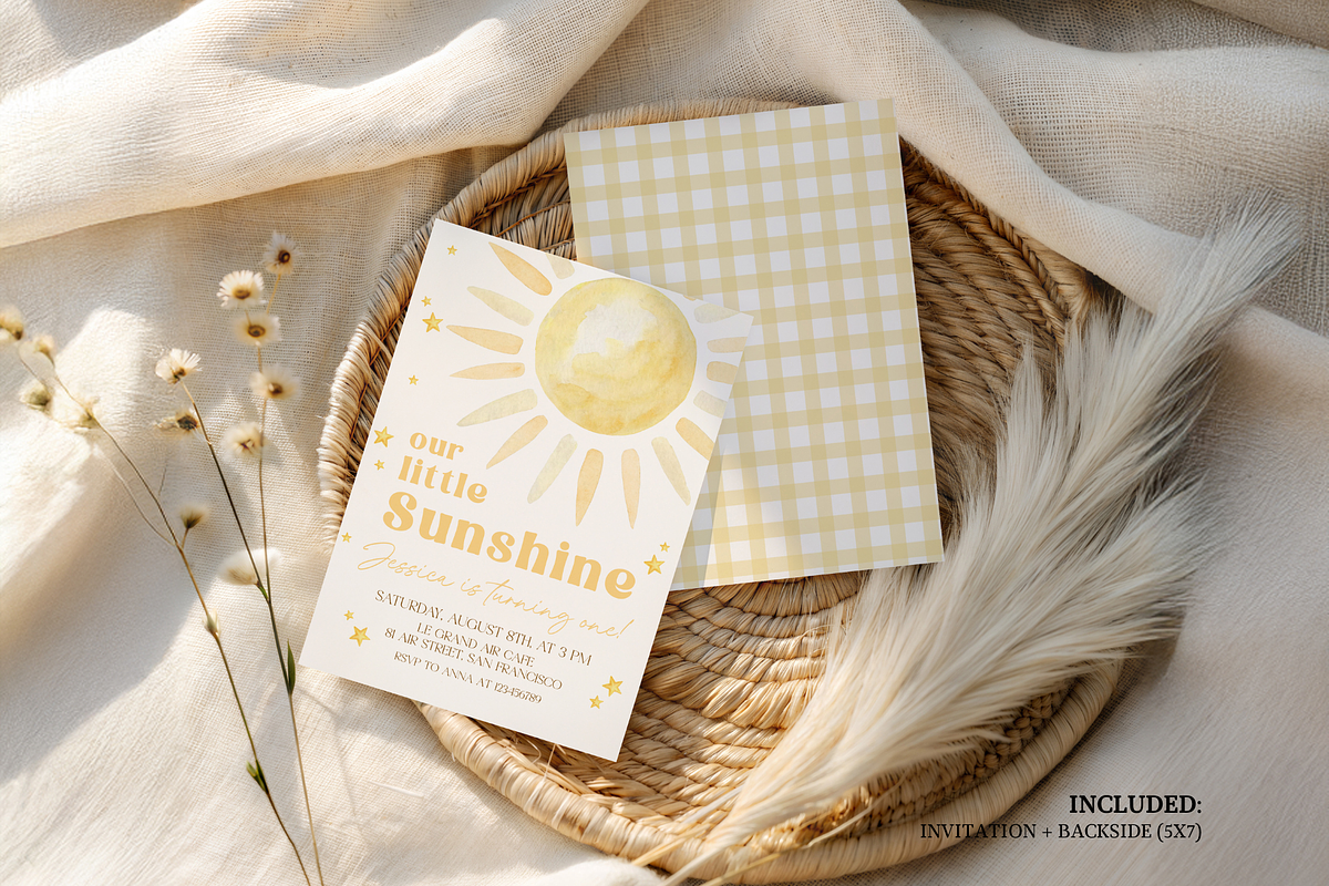 Trip Around The Sun Birthday Invite, a Templates & Theme by Digital_Mind (Photo 2 of 3)