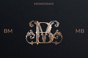 MB BM Wedding Monogram Logo, a Branding & Logo Template by LogoAV (Thumbnail 1 of 6)