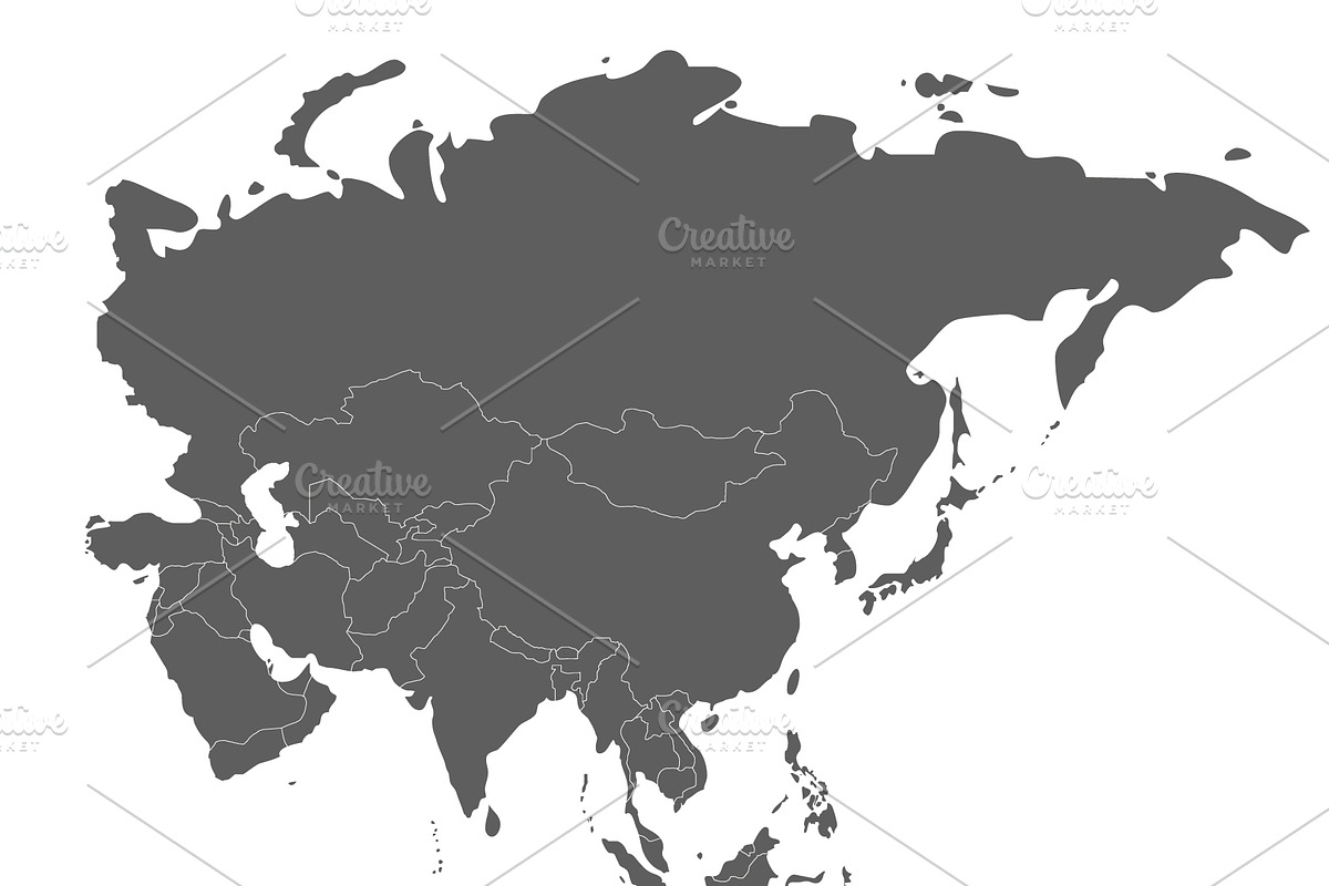 3x Asia Maps, an Education Illustration by asantosg (Photo 3 of 4)
