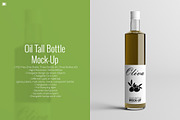 Oil Tall Bottle Mock-Up, a Packaging Mockup by AY Mock-Ups (Thumbnail 1 of 8)