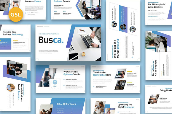 Busca - Business Case Study GSlides preview 6