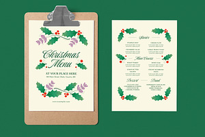 Special Christmas Food Menu, a Flyer Template by Guuver