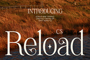 CS Reload – Aesthetic Font, a Serif Font by Craft Supply Co. (Thumbnail 1 of 8)