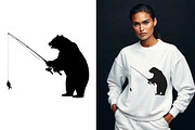 Wild Bear Silhouette Wildlife Animal, an Animal Illustration by Unique Design Team (Thumbnail 3 of 5)