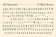 CS Blair Drawn, a Serif Font by Craft Supply Co. (Thumbnail 8 of 8)