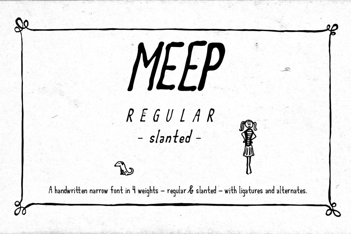 Meep Regular Slanted