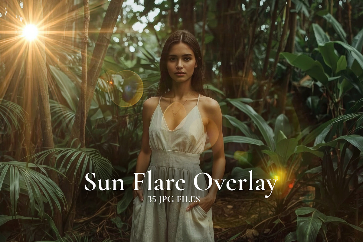 Sun Flare Overlay, an Object Graphic by M9 Design (Photo 1 of 7)