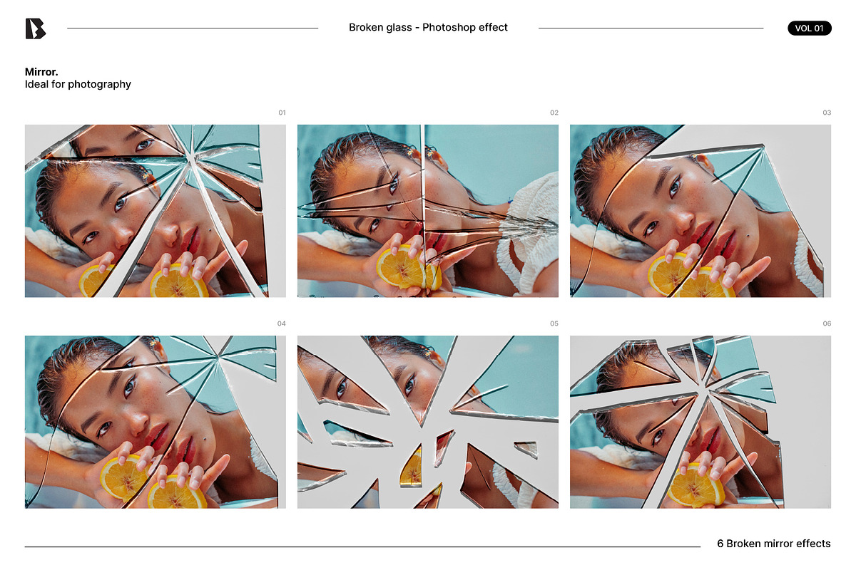 Broken glass effect, a Brushes & More by Bran. (Photo 8 of 9)