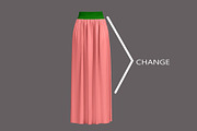Woman Skirt Mockup, an Advertising Mockup by PudraART (Thumbnail 7 of 7)