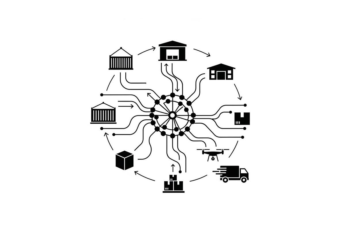 Logistics Hub Silhouette Set, a Graphic by hafijul (Photo 12 of 14)