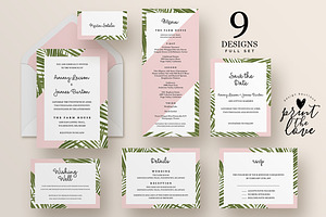 Wedding Invitation Suite - Tropico