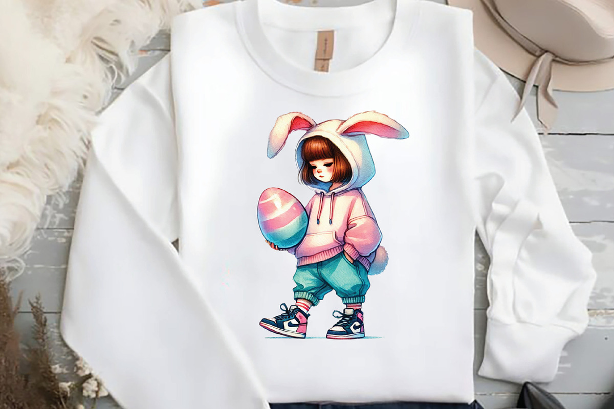 Hip Hop Easter Girl Clipart, an Illustration by DreamCafeArt (Photo 4 of 5)