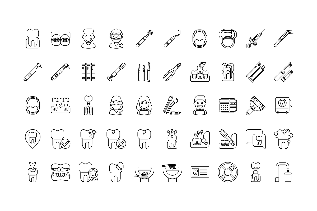 100 Dentist Icons, an Icon by BaconTaco (Photo 6 of 11)