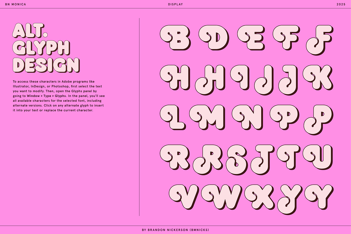 BN Monica Bold Sans Serif, a Sans Serif Font by Bnick (Photo 6 of 13)
