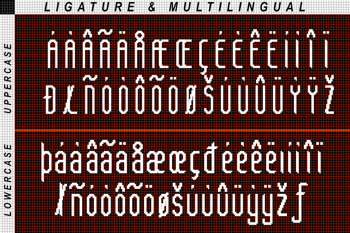 Thuman Pixel - 8Bit Tall Sans Font, a Sans Serif Font by CuratedType Studio (Photo 6 of 10)