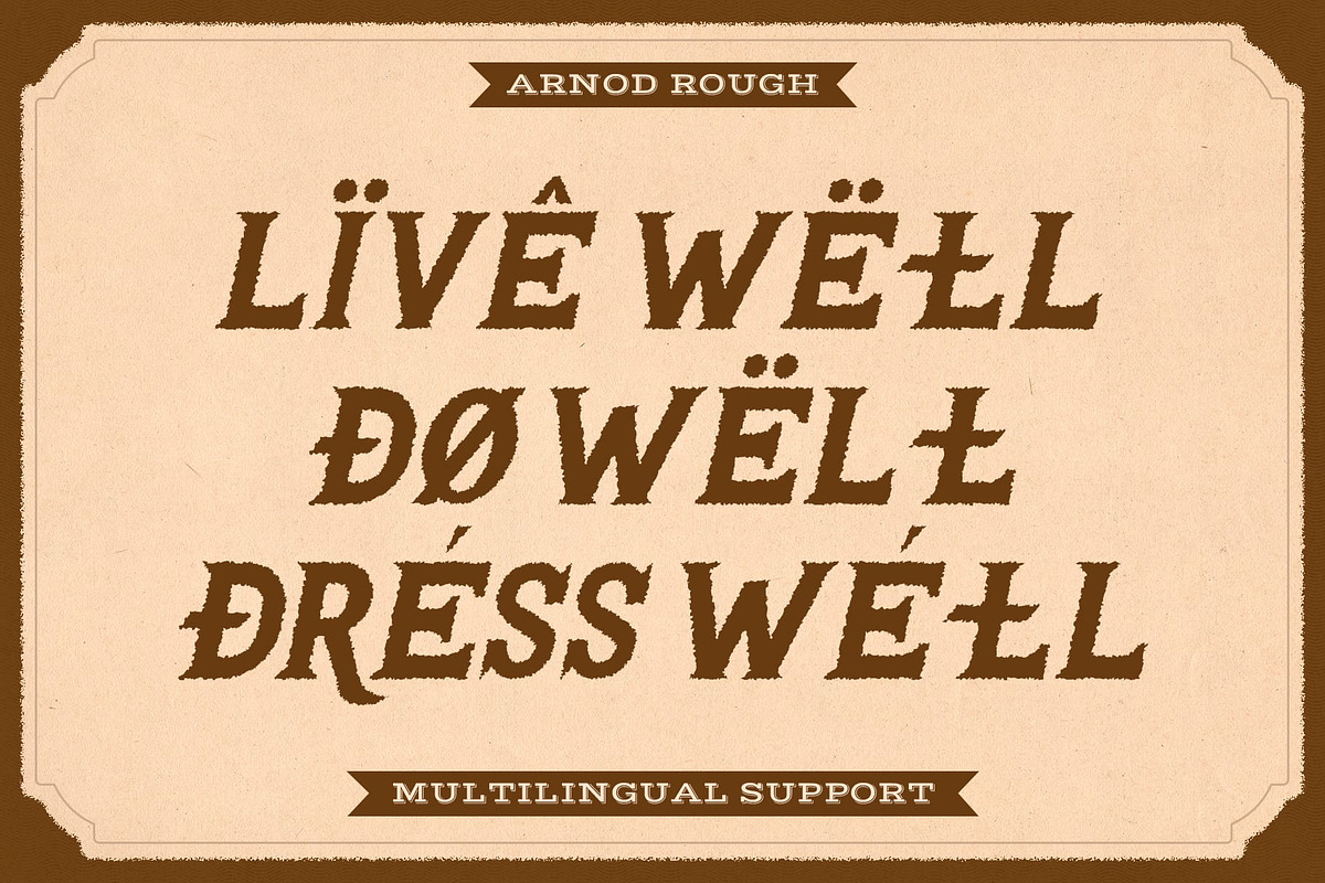 Arnod Rough, a Serif Font by Craft Supply Co. (Photo 6 of 8)