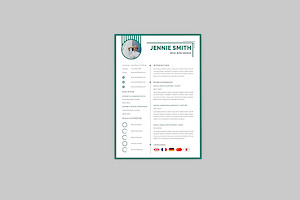 Media Social Resume Designer