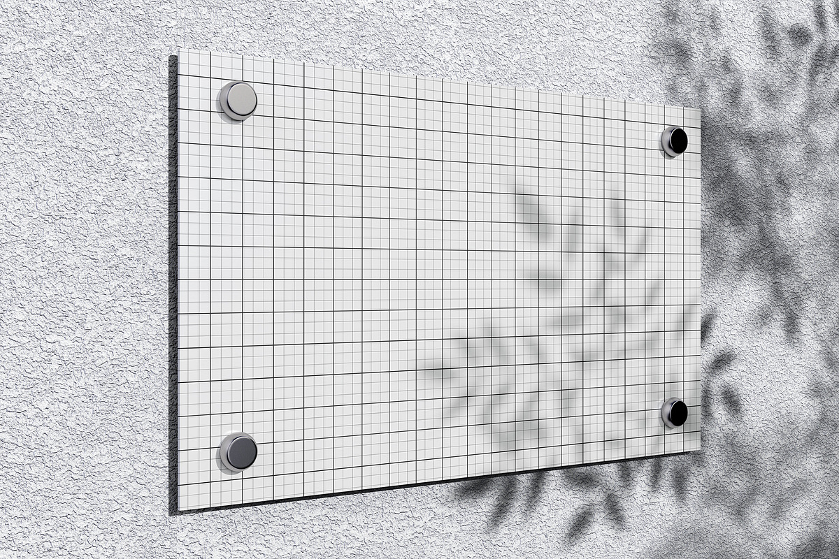 Wall Glass Sign Logo Mockup, a Product Mockup by graphypix (Photo 3 of 4)