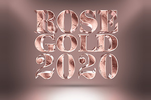 3D Gold Text Effects Vol.1