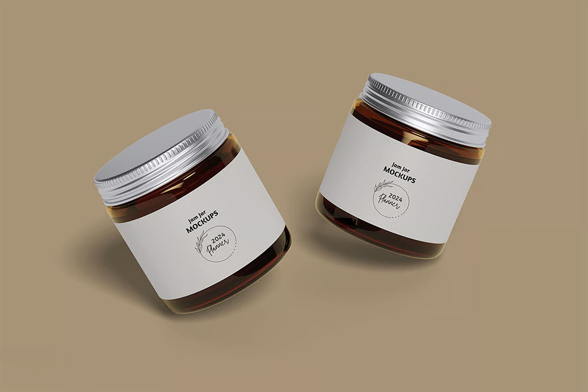 Jam Jar Mockup, a Packaging Mockup by zpackcreative (Photo 4 of 5)