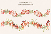 Floral Watercolor set Golden Hour, a Decorative Illustration by Eves_Aquadreams (Thumbnail 10 of 14)