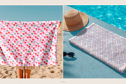 Beach Towel Mockup, a Household Mockup by Trissa (Thumbnail 4 of 7)