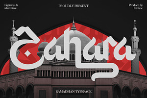 Zahara - Majestic Arabic Calligraphy, a Handwritten Font by Inviline.co