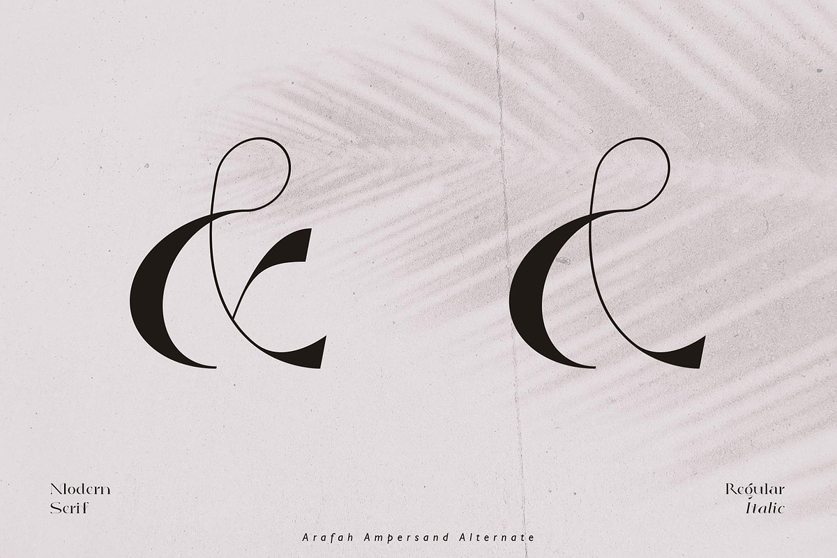 Arafah - Elegant & Modern Serif, a Serif Font by StudioinBry (Photo 11 of 20)