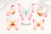 Watercolor peonies and butterflies, an Animal Illustration by Peace ART (Thumbnail 4 of 14)