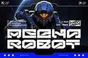 Tronix Futuristic Cyberpunk Mecha, a Font by PutraCetol Studio (Thumbnail 4 of 5)