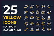 Space icons, an Outline Icon by Ruslan Babkin (Thumbnail 8 of 11)
