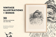 Retro Christmas Design Kit, a Seasonal Illustration by Retro Machine (Thumbnail 14 of 17)