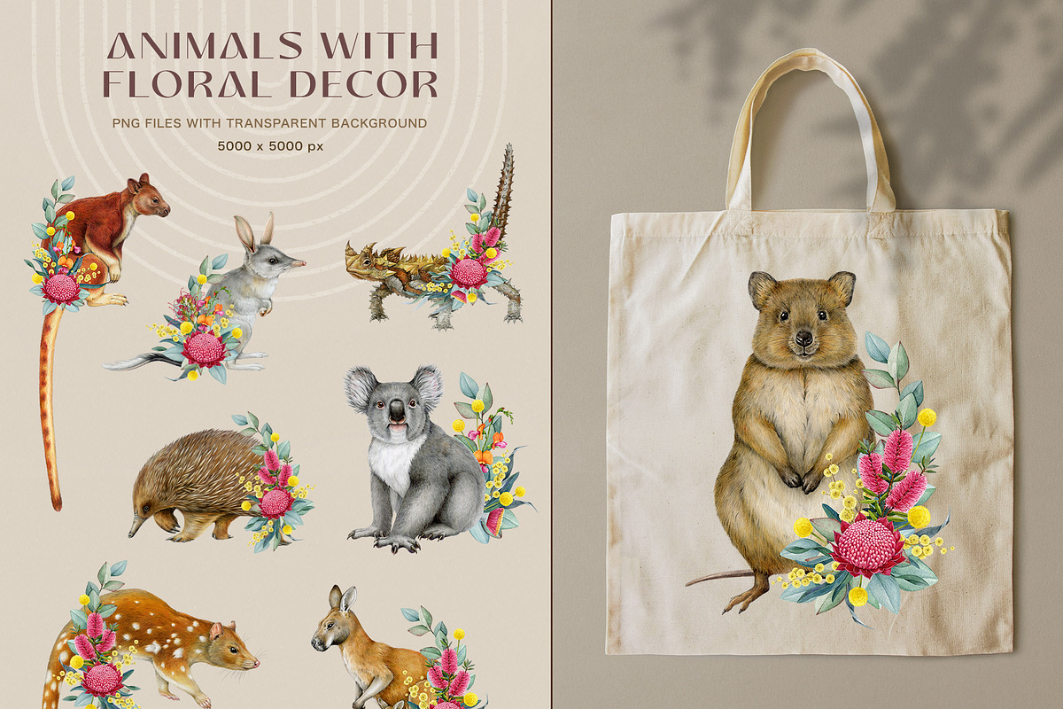 Australia Flora Fauna Clipart, an Animal Illustration by AnitaPol (Photo 17 of 27)
