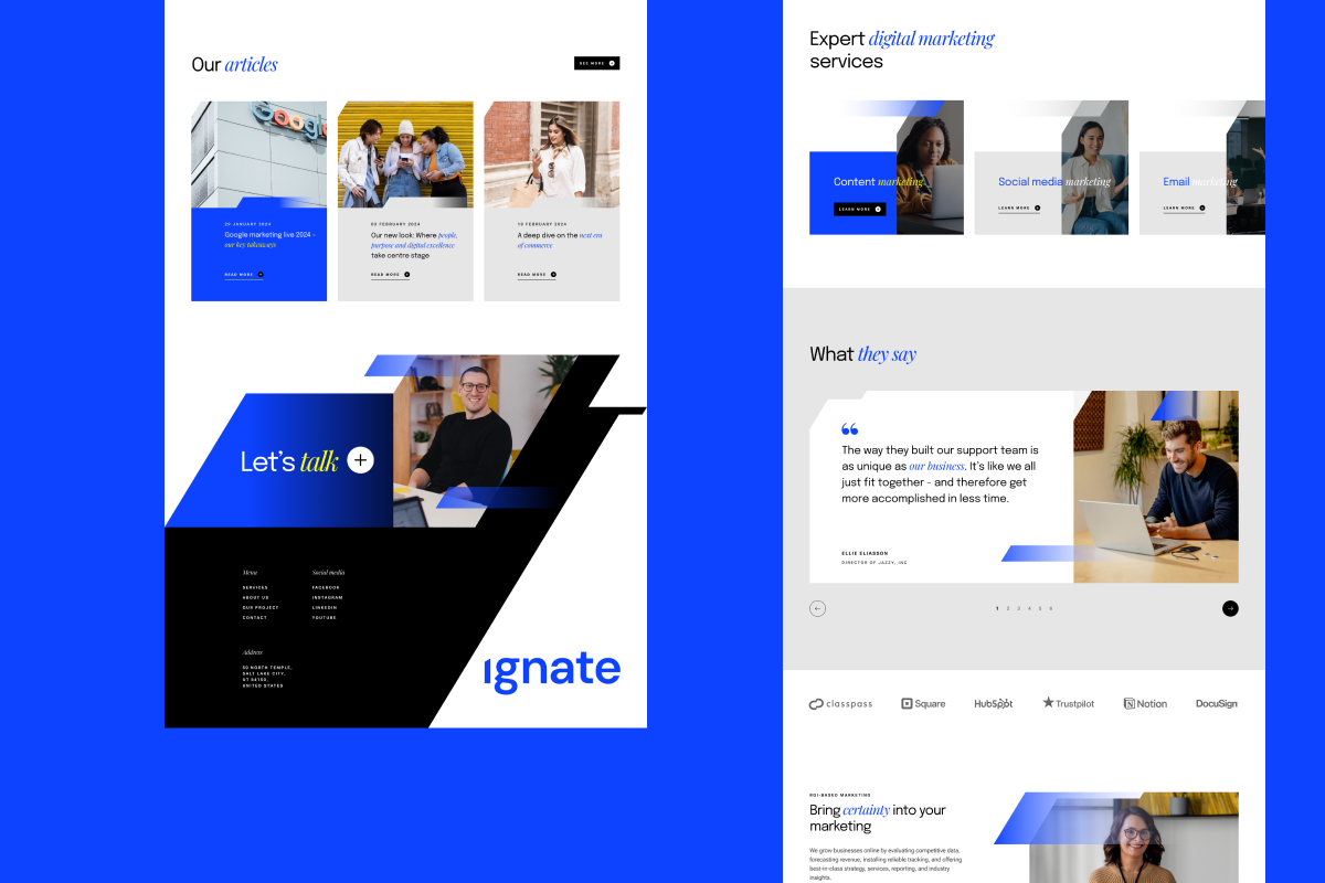 10 Figma Landing Page Templates, a Landing Page Template by zroch design (Photo 25 of 32)