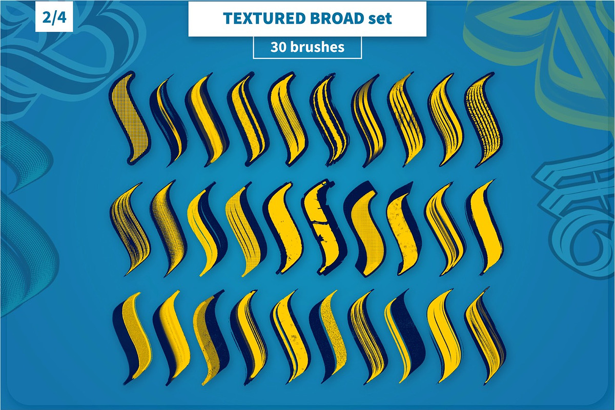 Advanced Calligraphy Brush set, a Brush Add-On by Magnatype (Photo 4 of 10)
