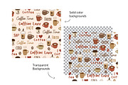 Cozy Coffee Seamless pattern, a Pattern Graphic by CreativeChristiana (Thumbnail 10 of 12)