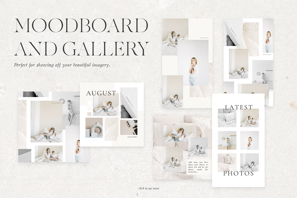 Soft Social Media Brand Templates, a Social Media Template by FEM Creative Studio (Photo 4 of 8)