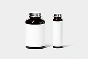 Glass Bottles Mockup, a Product Mockup by zpackcreative (Thumbnail 4 of 4)