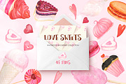 Love watercolor bundleValentine, a Decorative Illustration by LABFcreations (Thumbnail 11 of 14)