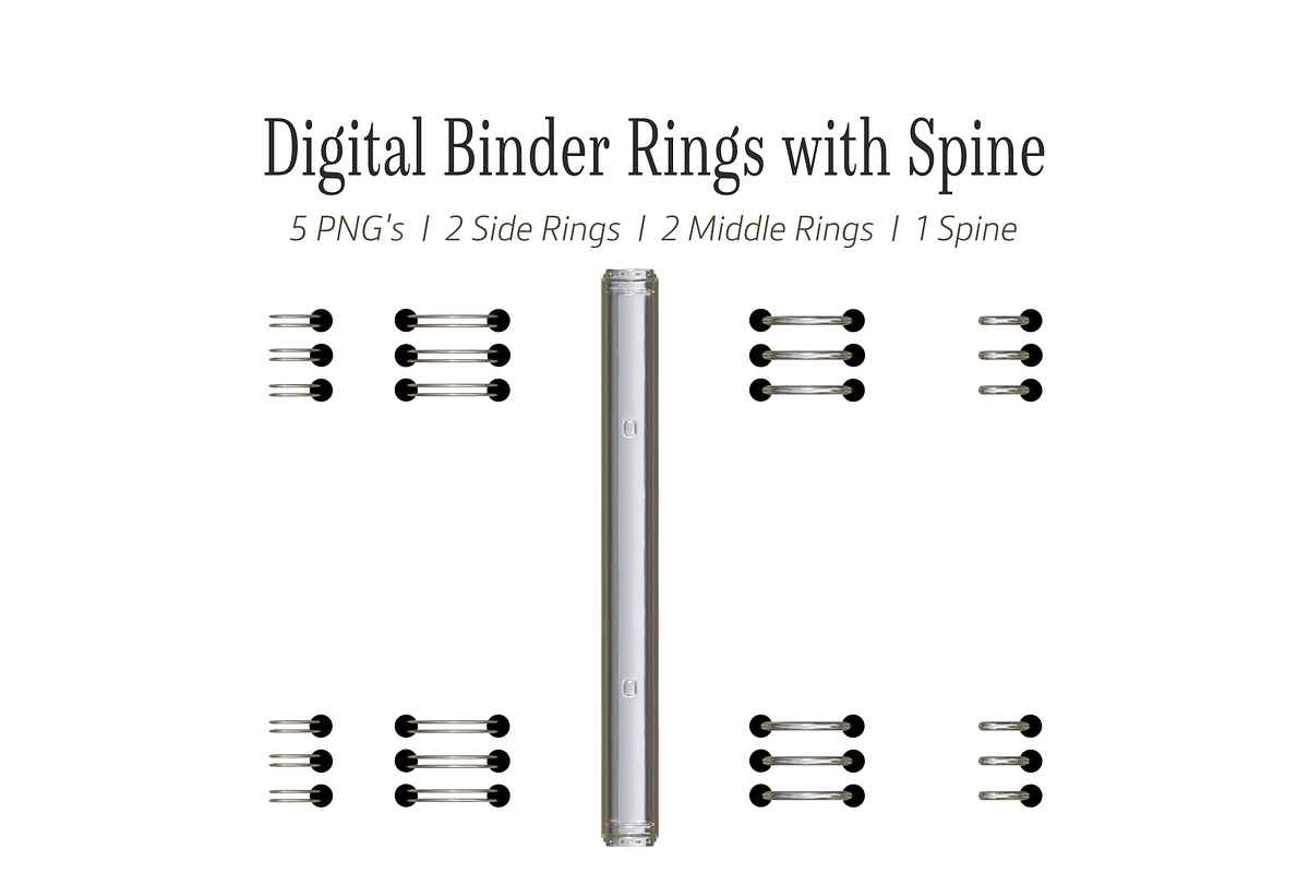 Realistic Notebook Spine & Binders, an Object Graphic by 3PointsCreative (Photo 1 of 6)