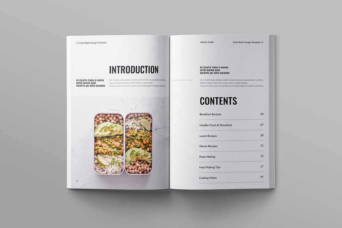 Cookbook Recipe Book Template, a Brochure Template by ElvinPrint (Photo 2 of 9)