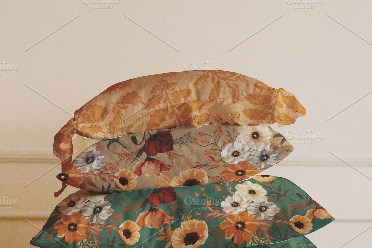 Autumnal Elegance pattern collection, a Pattern Graphic by Nora Gad (Photo 18 of 19)