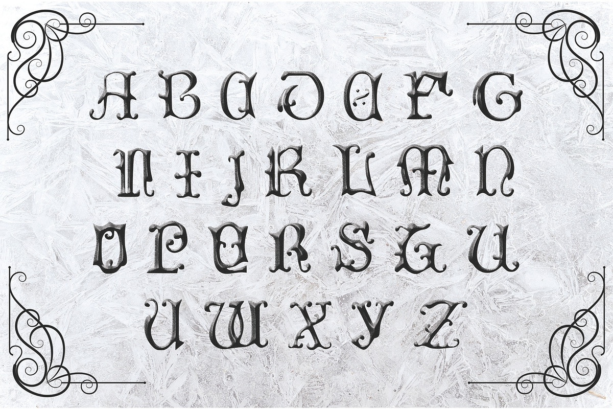 REZNOR, a Blackletter Typeface preview 2