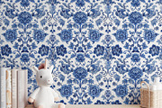 Chinoiserie Floral Seamless Pattern, a Pattern Graphic by Olya Creative (Thumbnail 9 of 11)