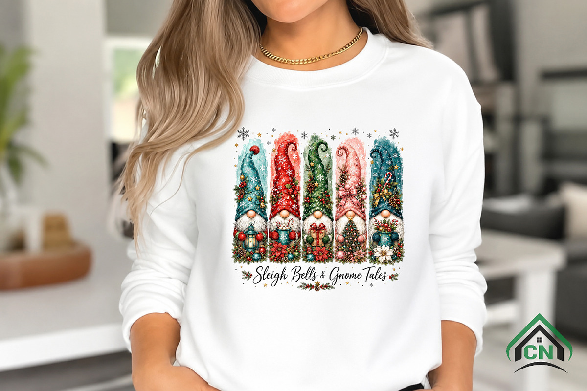 Christmas Gnome Hat Collection PNG, a Seasonal Illustration by Craft Nest (Photo 3 of 6)