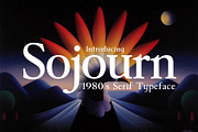 Sojourn - 1980s Serif Typeface, a Serif Font by HipFonts (Thumbnail 1 of 10)