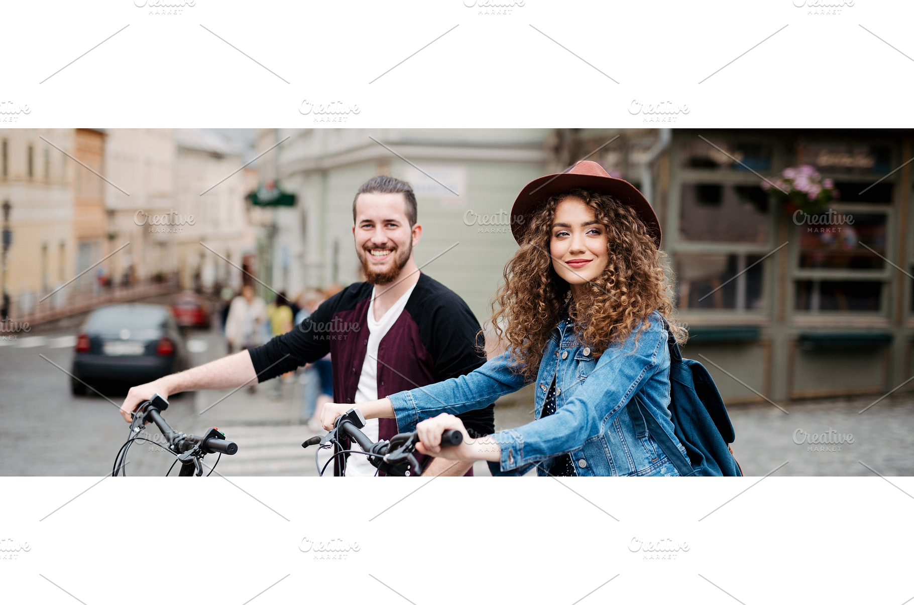 Travellers couple on electric, a Person Photo by HalfPoint
